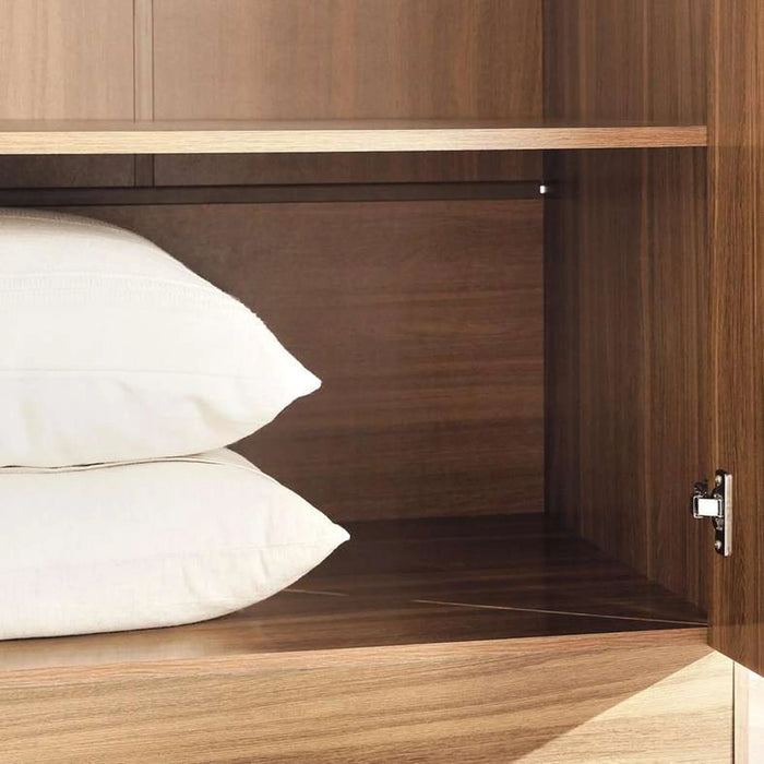 Flexo 4 Door Wardrobe - Almond