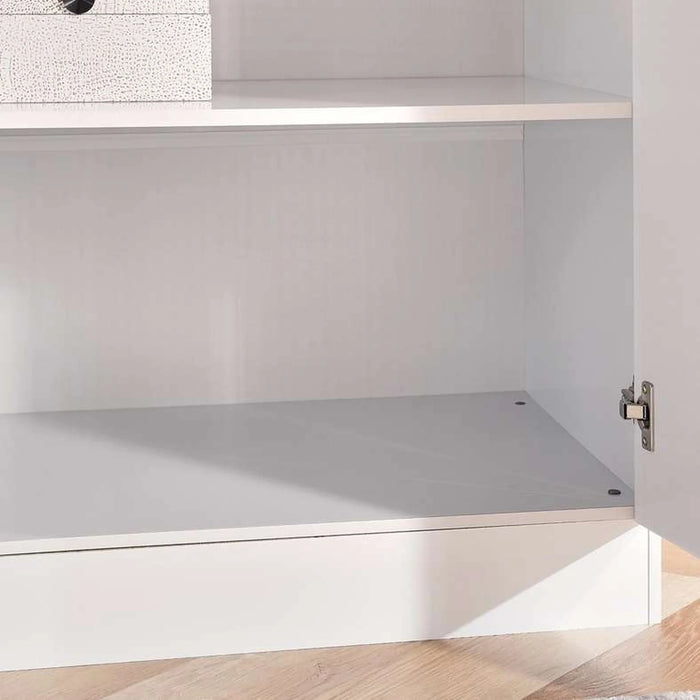 Flexo 4 Door Wardrobe - White