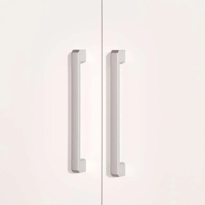 Flexo 4 Door Wardrobe With Mirror - White