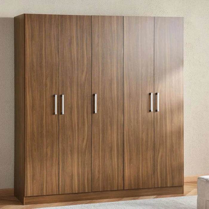 Flexo 5 Door Wardrobe - Almond