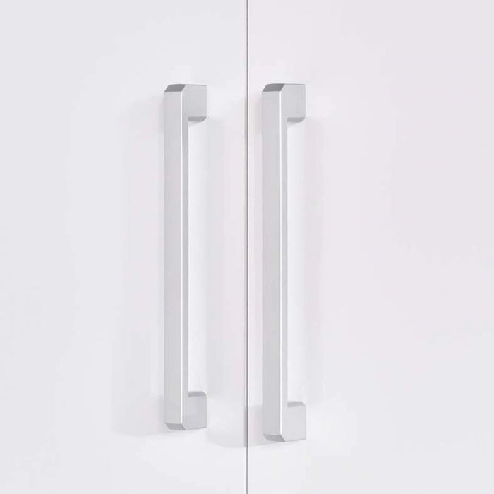 Flexo 6 Door Wardrobe With Mirror - White