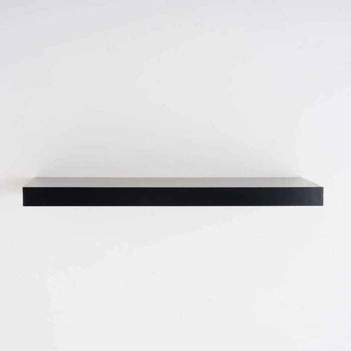 Floating Wall Shelf 24X4X120Cm - Black
