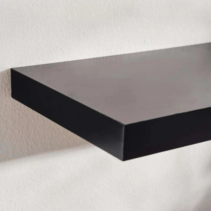 Floating Wall Shelf 80Cm - Black Pan Home