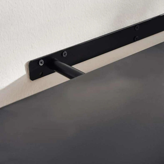 Floating Wall Shelf 80Cm - Black Pan Home