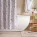 Flora Printed Shower Curtain 180X180Cm-Grey Pan Home