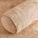 Floral Paisley Embroidered 4-Piece Majlis Set 70X90X10Cm - Beige Pan Home