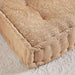 Floral Paisley Embroidered 4-Piece Majlis Set 70X90X10Cm - Beige Pan Home