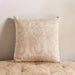 Floral Paisley Embroidered Filled Cushion 45X45Cm - Beige Pan Home