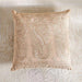 Floral Paisley Embroidered Filled Cushion 45X45Cm - Beige Pan Home