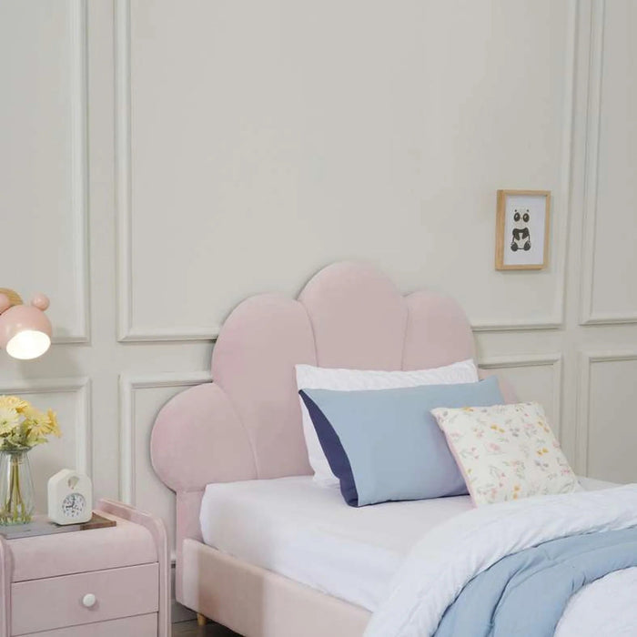 Floral Princess Kids Single Bed 120X200 Cm Pan Home
