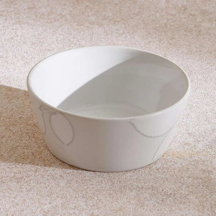 Florian Stoneware Cereal Bowl Dia14Cm -White