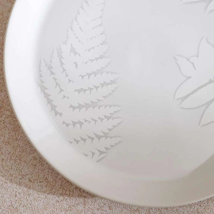 Florian Stoneware Dinner Plate Dia27Cm -White