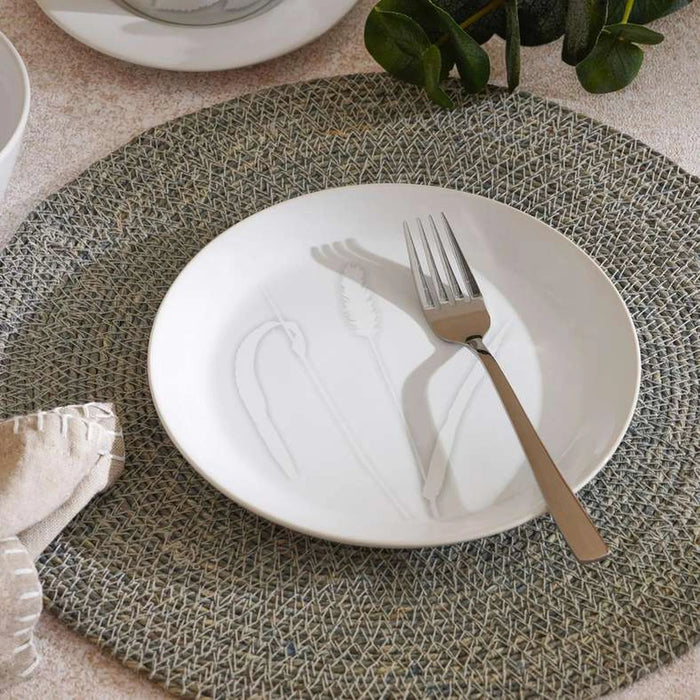 Florian Stoneware Side Plate Dia21.5Cm -White