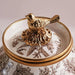 Florian Wren Tea Pot 1L -White & Brown Pan Home