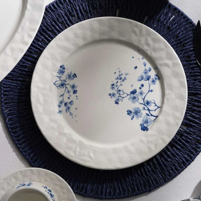 Floris Porcelain Dinner Plate Dia26.5Cm -White