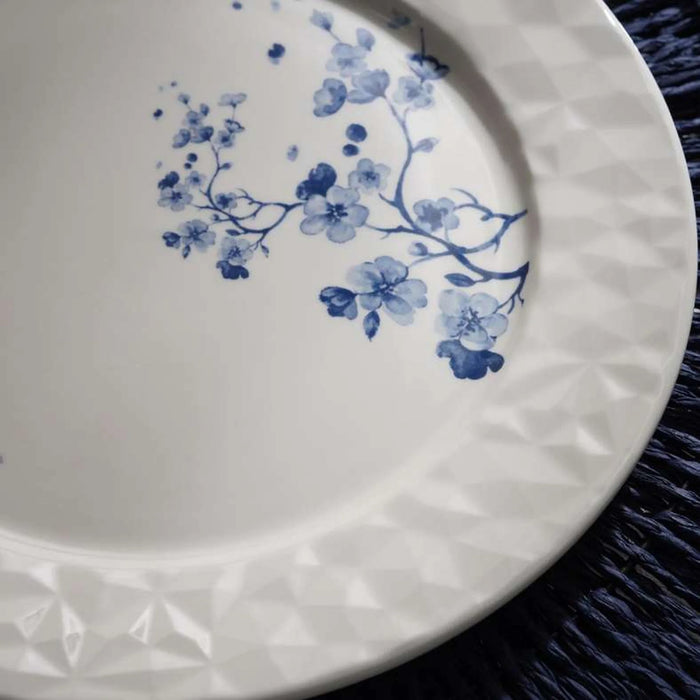 Floris Porcelain Dinner Plate Dia26.5Cm -White