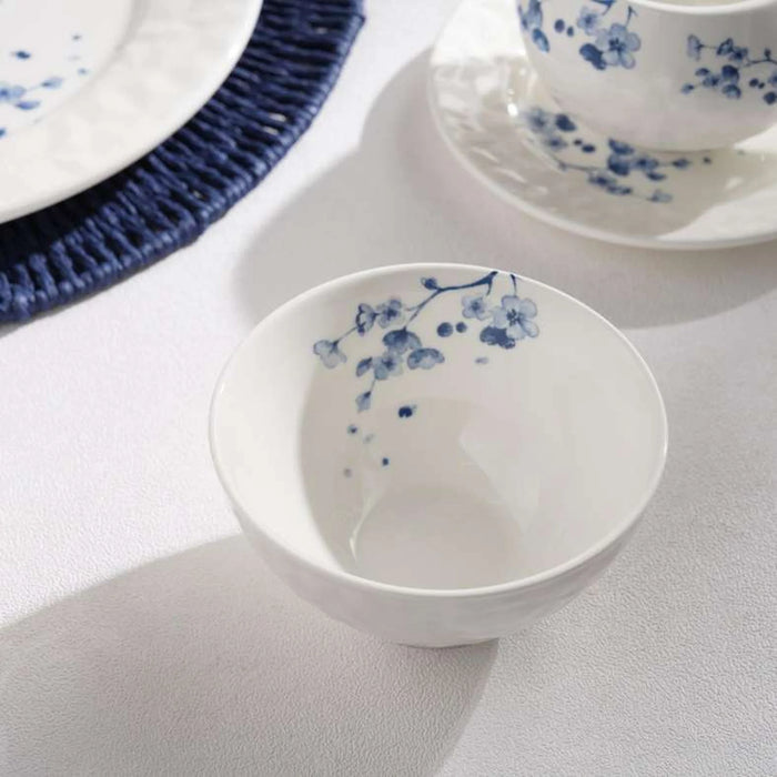 Floris Porcelain Rice Bowl Dia11.3Cm -White