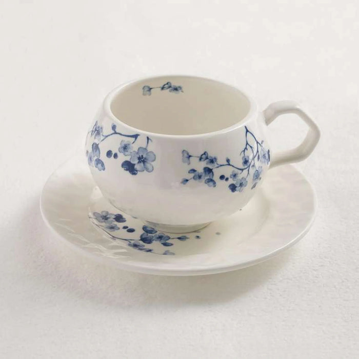 Floris Porcelain Tea Cup & Saucer 300Ml -White