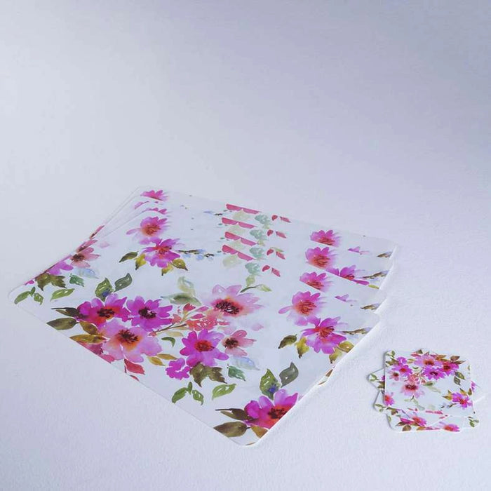 Florish S/4 Placemat Coaster Pink 43.5X28.2Cm