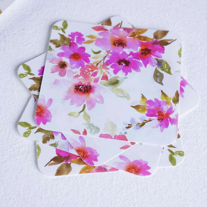 Florish S/4 Placemat Coaster Pink 43.5X28.2Cm
