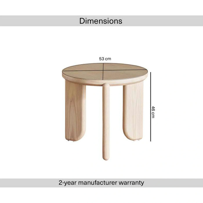 Florya End Table Veneer Small - Beige