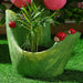 Flower Magnesia Planter 35X30X59.5Cm - Pink Green Pan Home