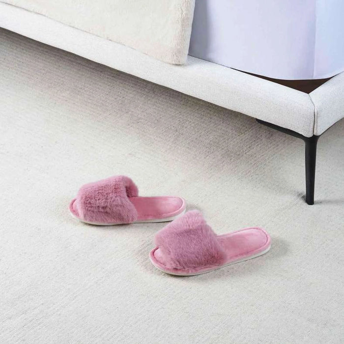 Fluffy Fur Indoor Slipper 38/39 - Blush
