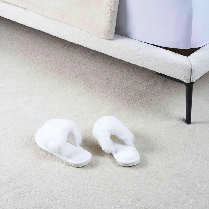 Fluffy Fur Indoor Slipper 38/39 - White