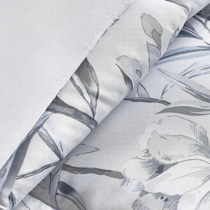 Foliage 3-Piece King Comforter Set 240X260Cm - Grey