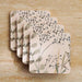 Foliage 4Piece Corkback Coaster Set 10X10Cm - Green Pan Home