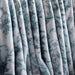 Foliage Printed Flannel Blanket - Blue Pan Home