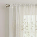 Foliage Trail Sheer Curtain Pair 135X240Cm-Beige Pan Home