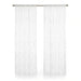 Foliage Trail Sheer Curtain Pair 135X240Cm-White Pan Home