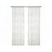 Foliage Trail Sheer Curtain Pair 135X300Cm- Beige Pan Home