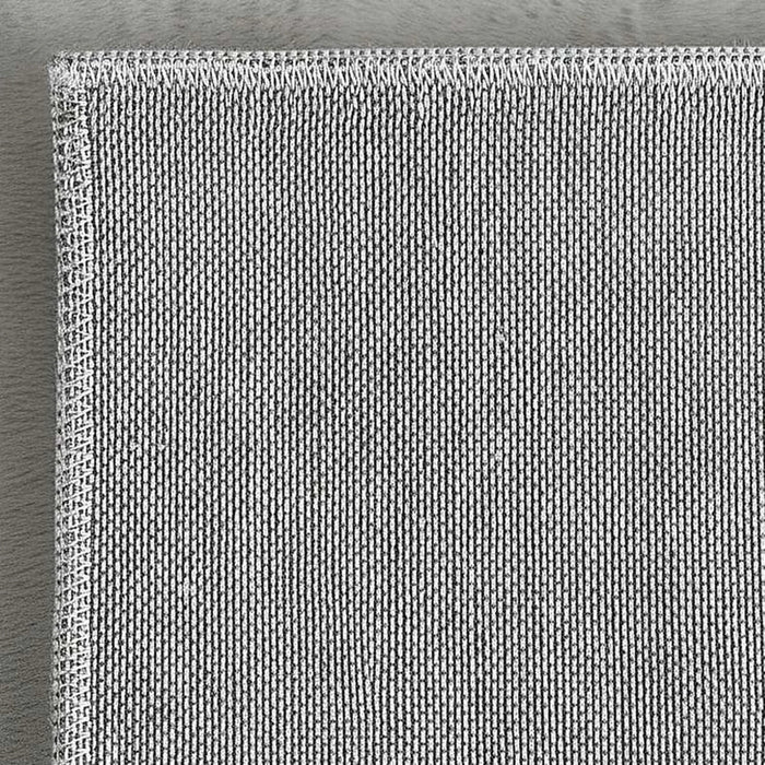 Fontana Soft Touch Shaggy Rug Dia 120Cm - Silver Pan Home