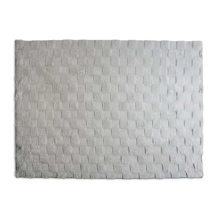 Fontana Soft Touch Shaggy Rug Dia 120Cm - Silver Pan Home