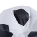 Football Bean Bag Dia80X60Cm - Black White Pan Home