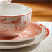 Forsythia 12-Piece Porcelain Dinner Set -Peach Pan Home