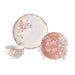 Forsythia 12-Piece Porcelain Dinner Set -Peach Pan Home