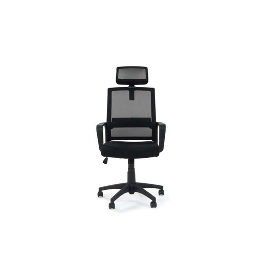 Fortis Office High Back Chair Mesh Fabric - Black Pan Home