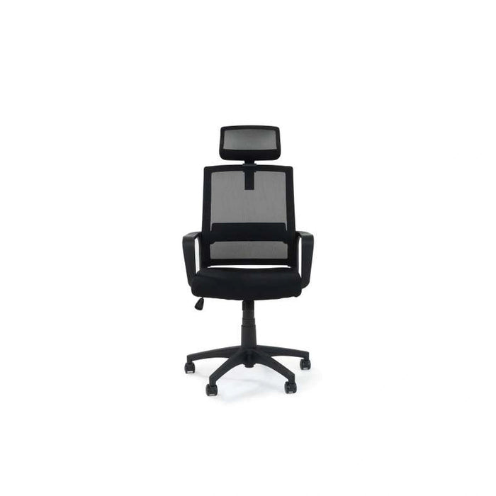 Fortis Office High Back Chair Mesh Fabric - Black Pan Home