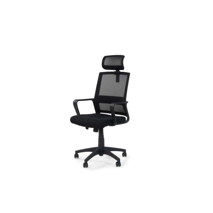 Fortis Office High Back Chair Mesh Fabric - Black Pan Home