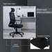 Fortis Office High Back Chair Mesh Fabric - Black Pan Home