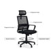 Fortis Office High Back Chair Mesh Fabric - Black Pan Home
