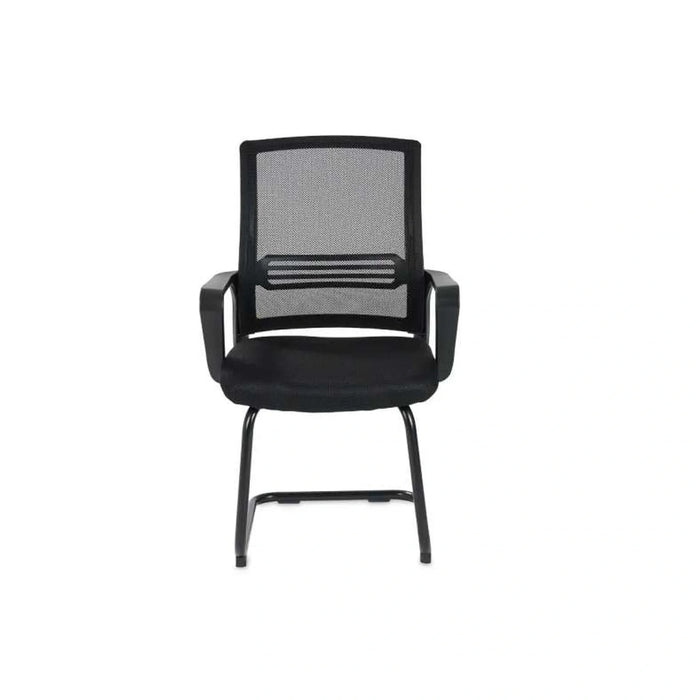 Fortis Office Visitor Chair Mesh And Fabric - Black | Black