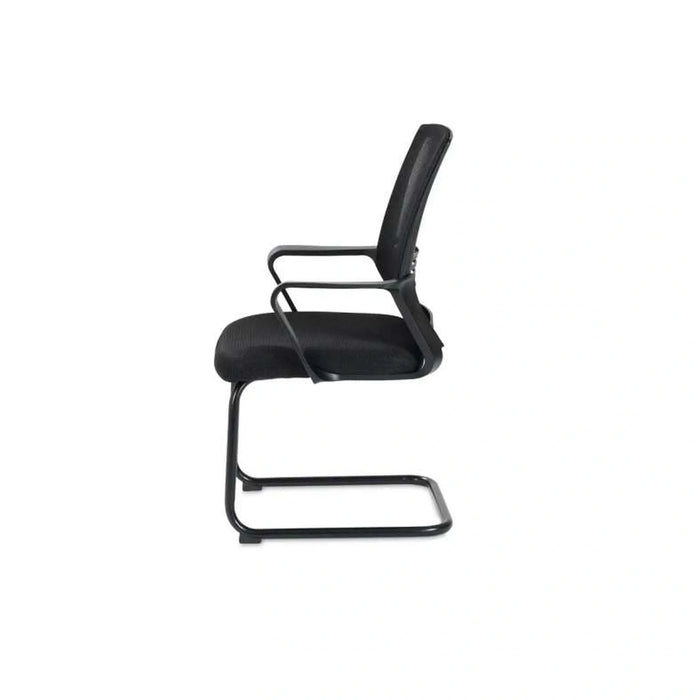 Fortis Office Visitor Chair Mesh And Fabric - Black | Black