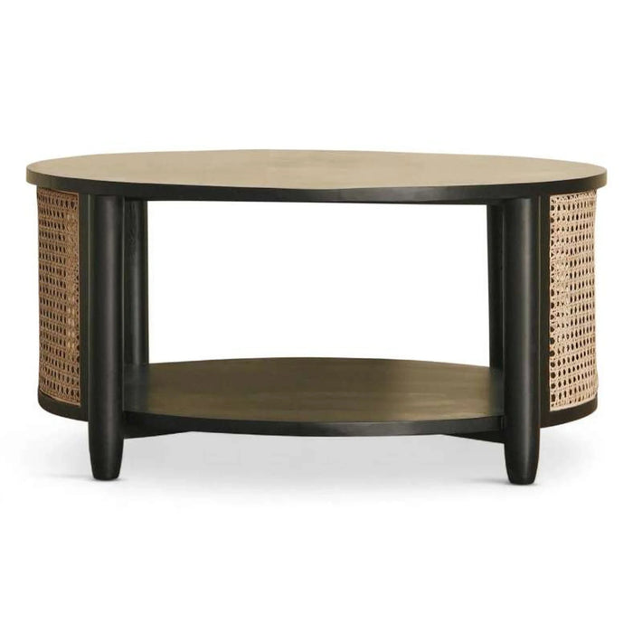 Fracer Coffee Table Wood - Black & Beige