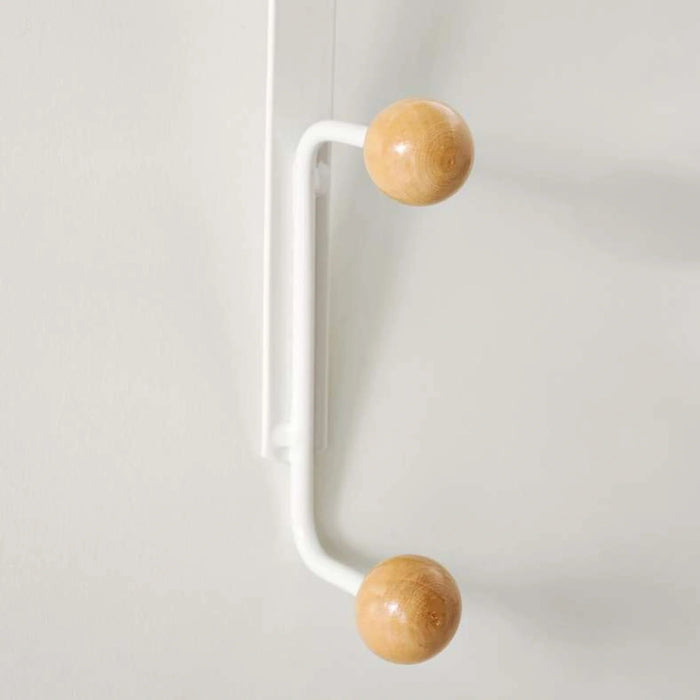 Frank  2-Piece Set Metal Over The Door Hook 18.5Cm - Black