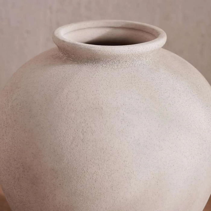 Frida Terracotta Vase 22X22X22.5Cm - Off White