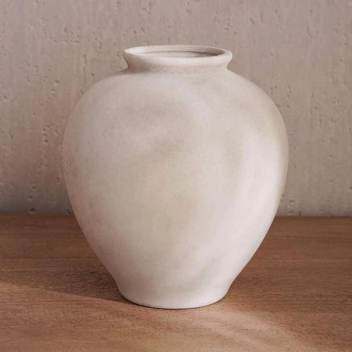 Frida Terracotta Vase 22X22X22.5Cm - Off White
